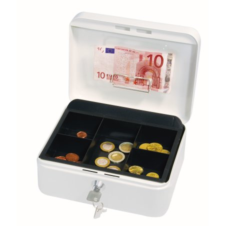 Wedo 145 200H cash/ticket box Steel White