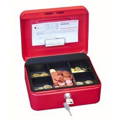 Wedo 145 202H caisse enregistreuse Acier Rouge