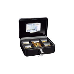 WEDO Caisse avec clip, (L)250 x (P)180 x (H)90 mm, noir