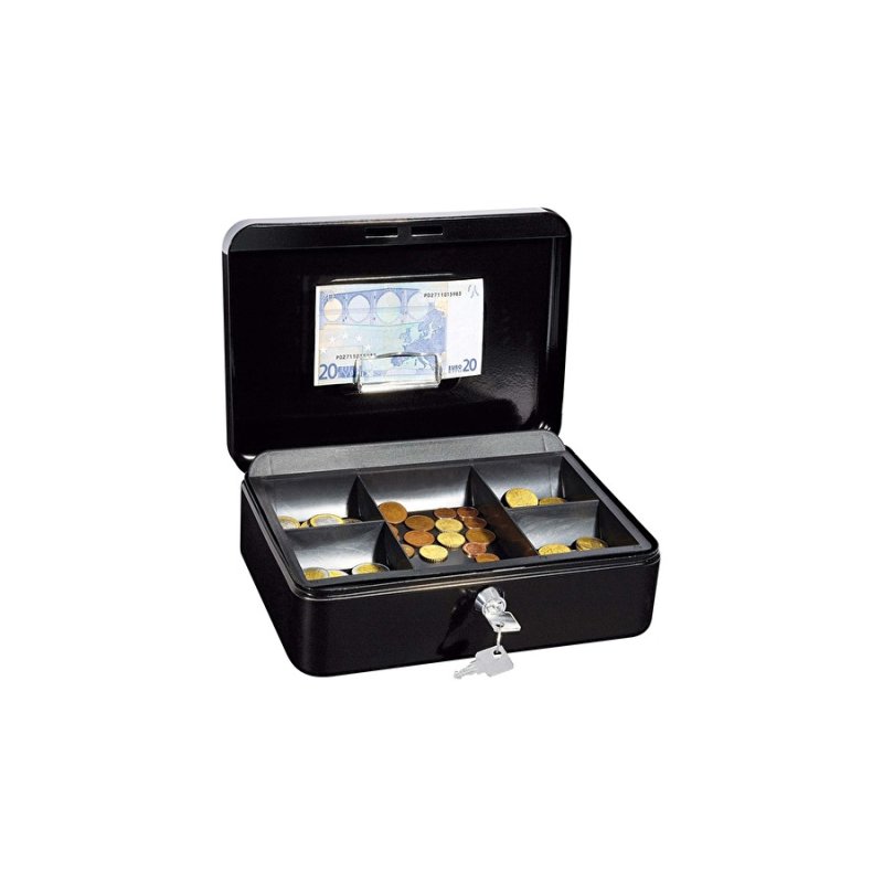 WEDO Caisse avec clip, (L)250 x (P)180 x (H)90 mm, noir