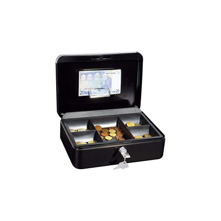 WEDO Caisse avec clip, (L)250 x (P)180 x (H)90 mm, noir