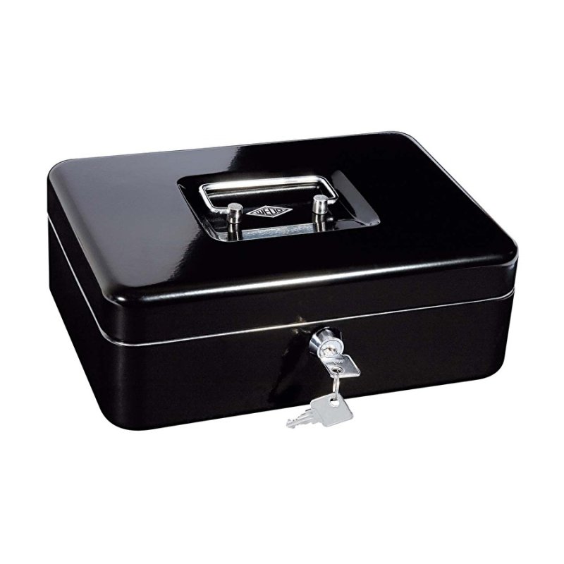 WEDO Caisse avec clip, (L)250 x (P)180 x (H)90 mm, noir