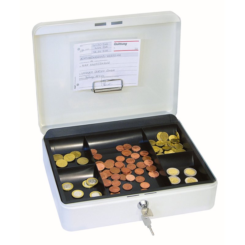 Wedo 145 400H cash/ticket box Steel White