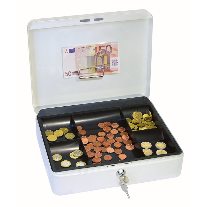 Wedo 145 400H cash/ticket box Steel White