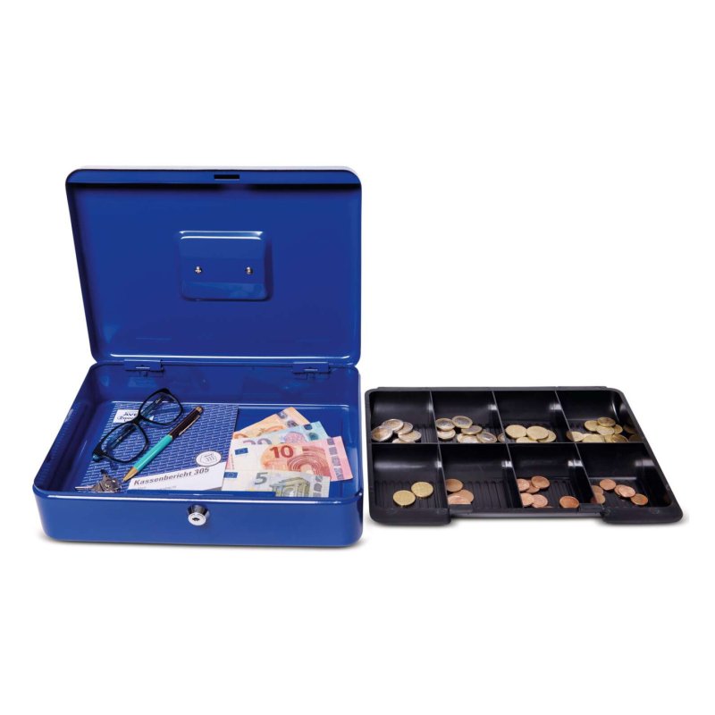 MAUL 5611437 cash/ticket box Steel Blue