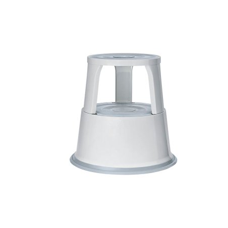 WEDO Tabouret marchepied, en métal, RAL 7035, gris lumière