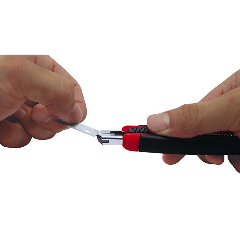 WEDO Cutter pro Auto-Load, lame: 9 mm, noir/rouge