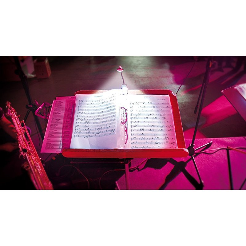 WEDO Lampe de lecture LED avec clip, mobile, 1 LED, noir