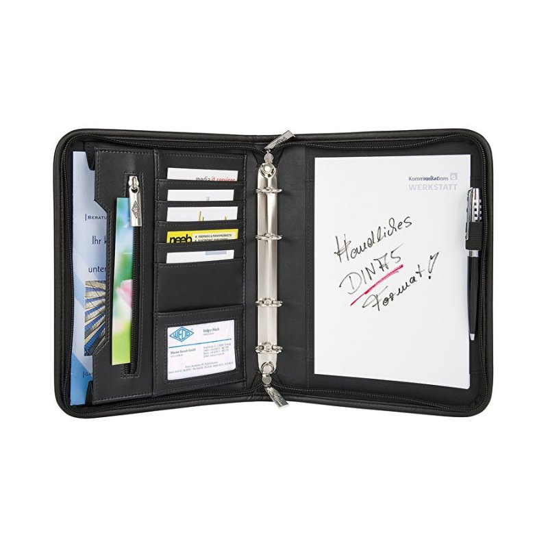 Wedo 58 5101 personal organizer Leather, Nylon Black