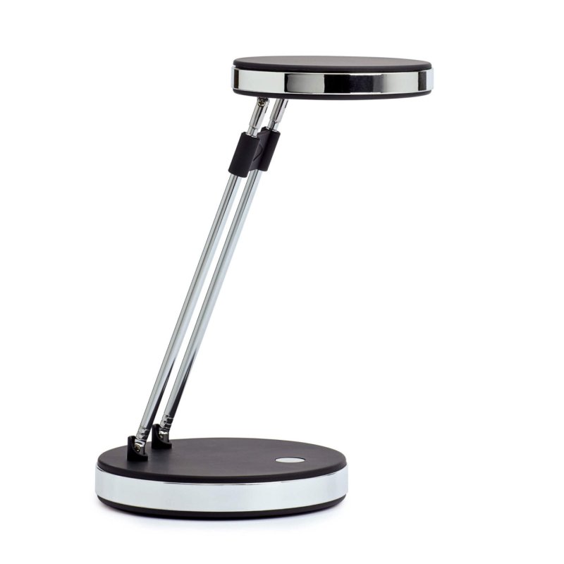 MAUL Lampe de bureau à LED MAULpuck, socle, noir