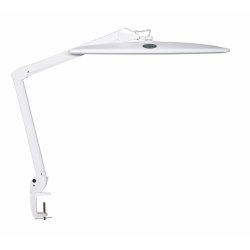MAUL Lampe de bureau à LED MAULwork, pince, dimmable, blanc