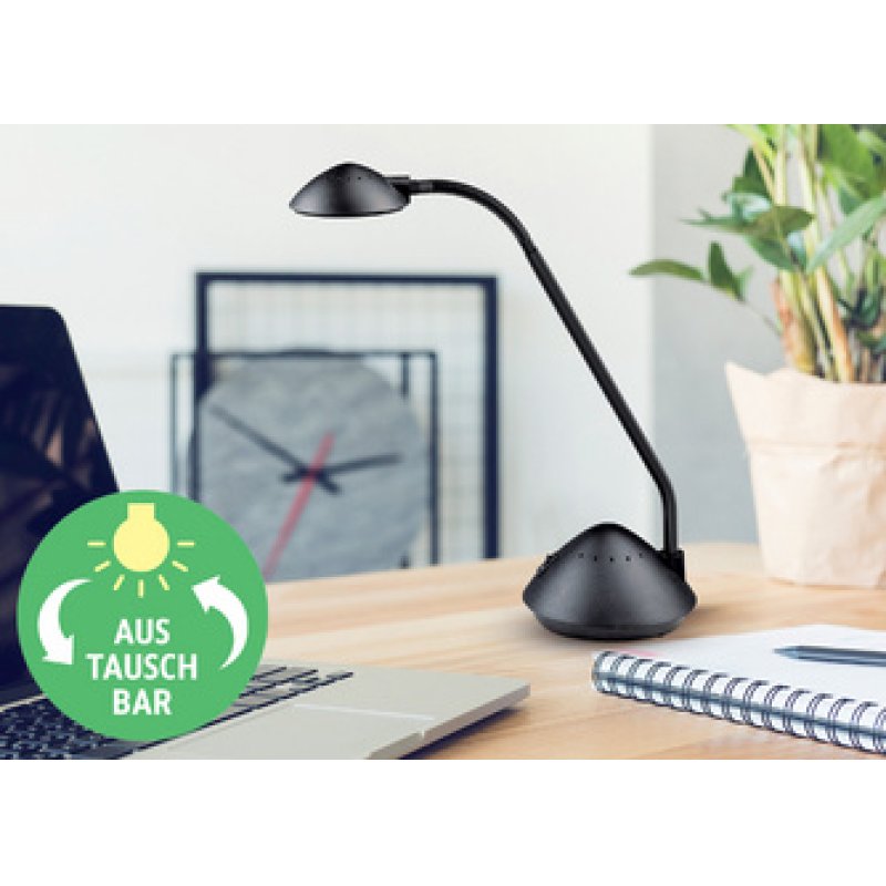 MAUL Lampe de bureau à LED MAULarc, blanc