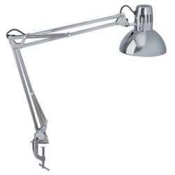 MAUL Lampe de bureau MAULstudy chrome, sans ampoule