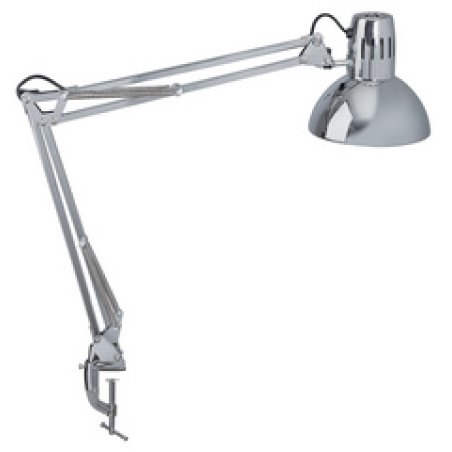 MAUL Lampe de bureau MAULstudy chrome, sans ampoule