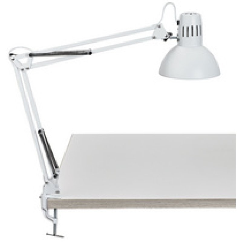MAUL Lampe de bureau MAULstudy, avec pince, blanc