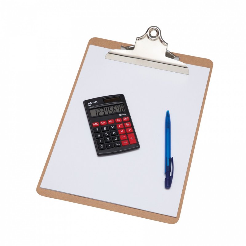 MAUL M 8 calculator Pocket Display Black, Red