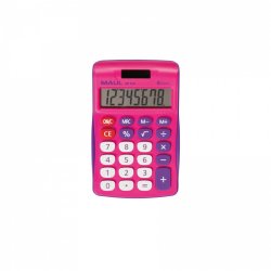 MAUL Calculatrice de bureau MJ 450, 8 chiffres, rose