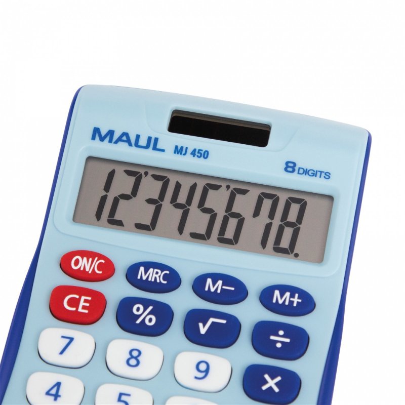 MAUL MJ 450 calculator Pocket Display Blue