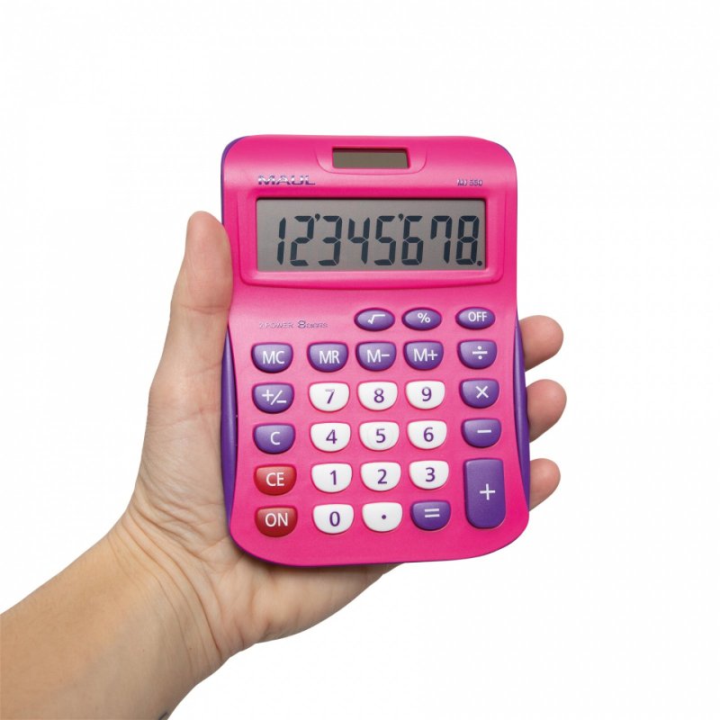 MAUL MJ 550 calculatrice Poche Calculatrice à écran Rose