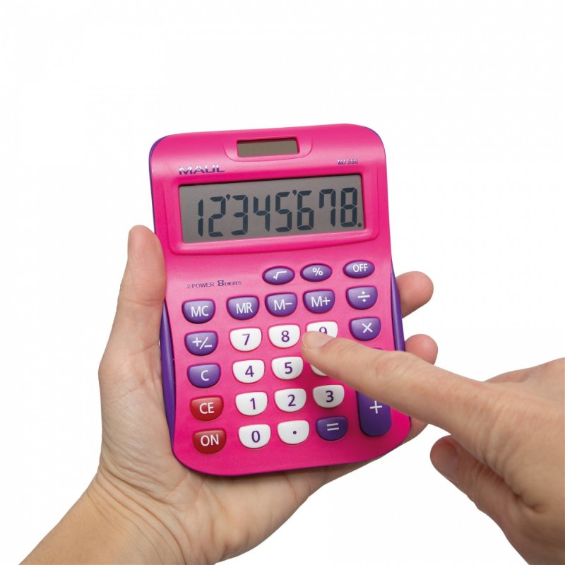 MAUL MJ 550 calculatrice Poche Calculatrice à écran Rose