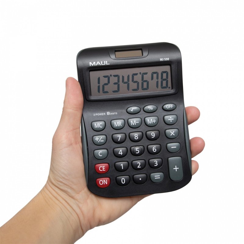 MAUL MJ 550 calculatrice Poche Calculatrice à écran Noir