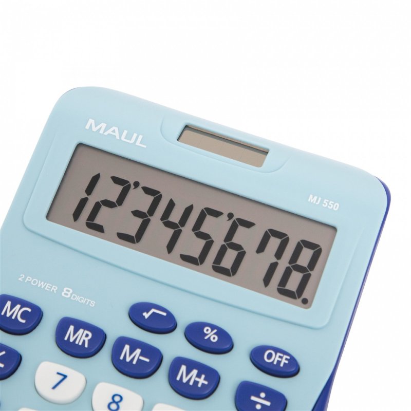 MAUL MJ 550 calculator Pocket Display Blue