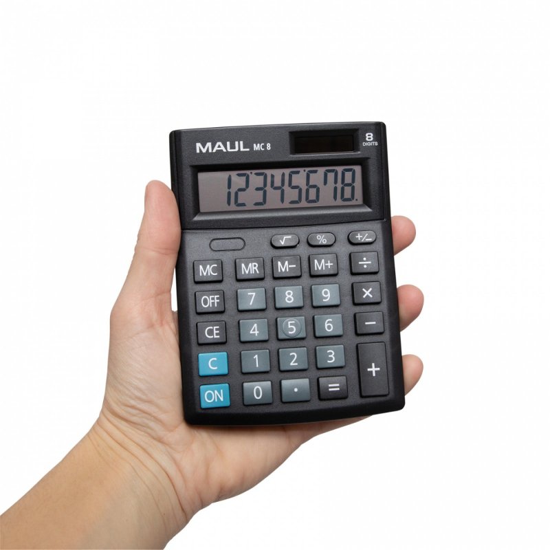 MAUL MC 8 calculator Pocket Display Black