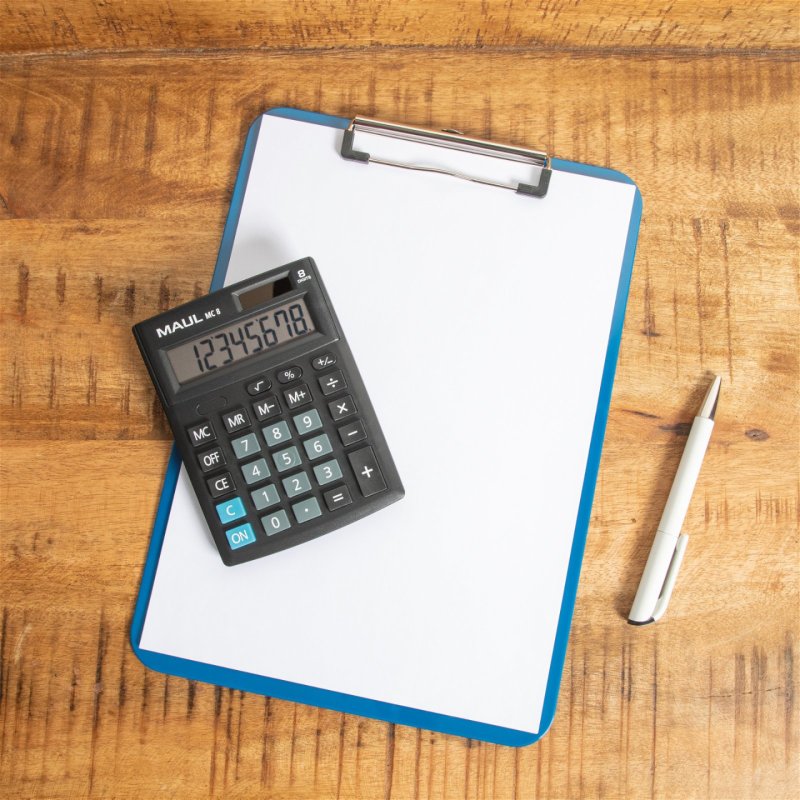 MAUL Calculatrice de bureau MC 8, 8 chiffres, noir
