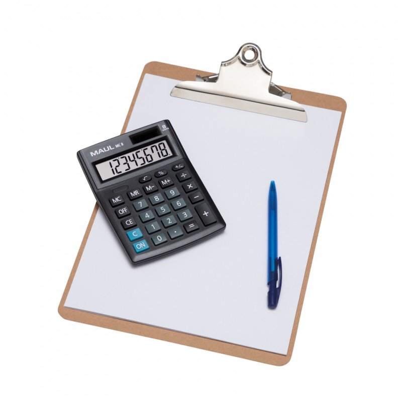 MAUL MC 8 calculator Pocket Display Black