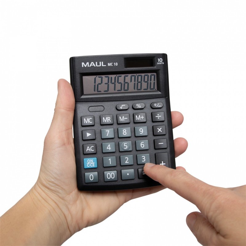 MAUL MC 10 calculator Pocket Display Black