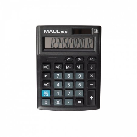 MAUL MC 12 calculator Pocket Display Black