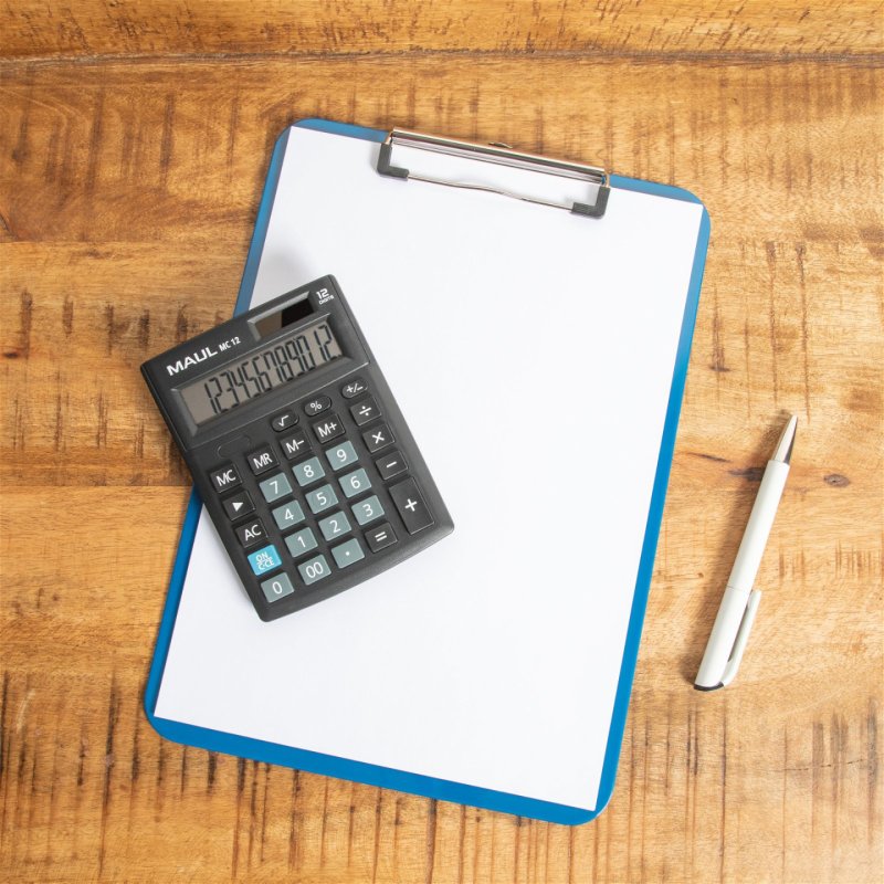 MAUL MC 12 calculatrice Poche Calculatrice à écran Noir