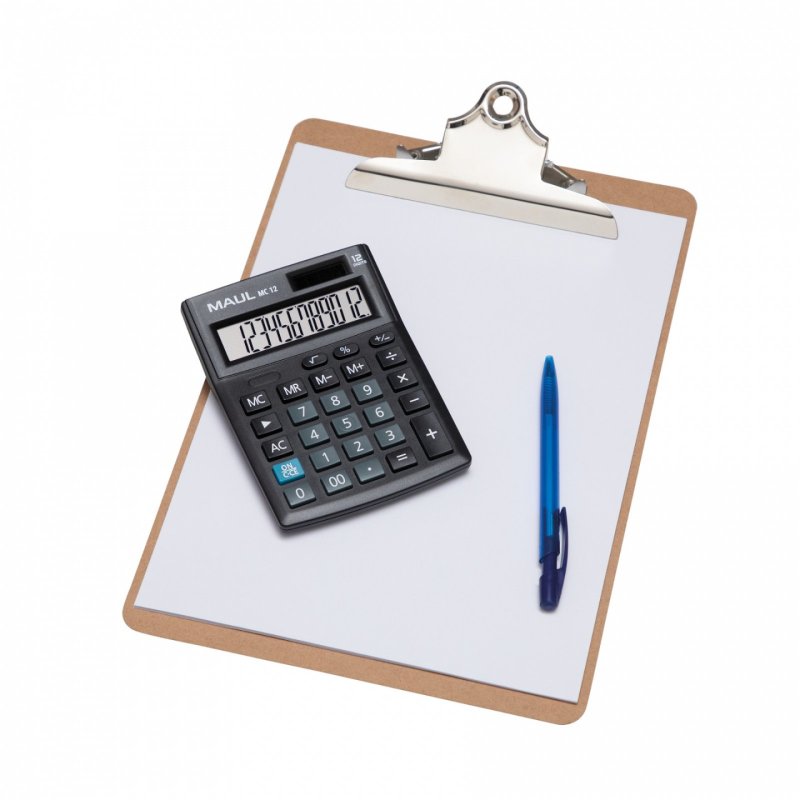 MAUL MC 12 calculatrice Poche Calculatrice à écran Noir