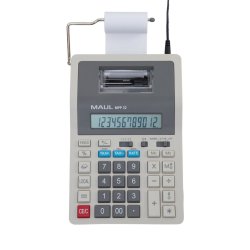 MAUL MPP 32 calculatrice Bureau Calculatrice imprimante Gris, Blanc