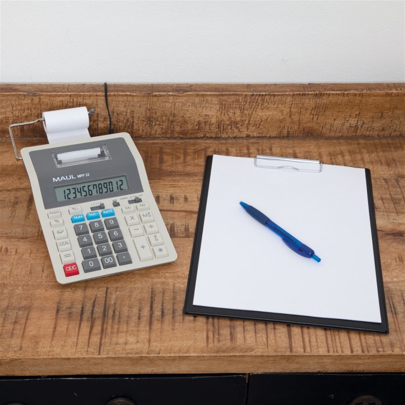 MAUL MPP 32 calculator Desktop Printing Grey, White