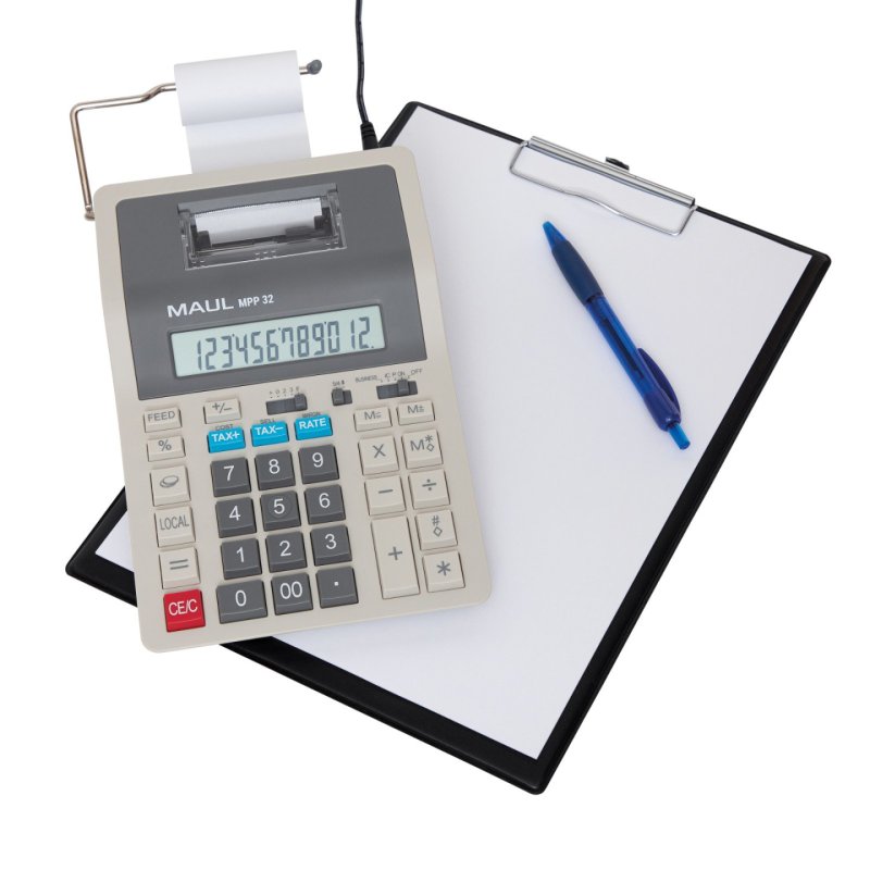 MAUL MPP 32 calculator Desktop Printing Grey, White