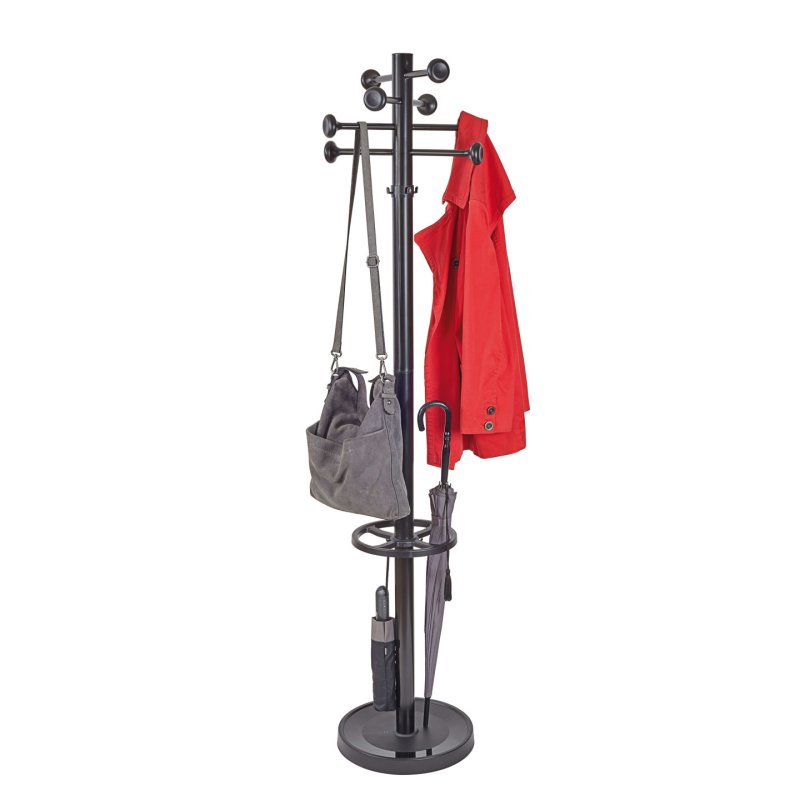 MAUL 9406090 porte-manteaux Colonne 16 crochet(s) Noir