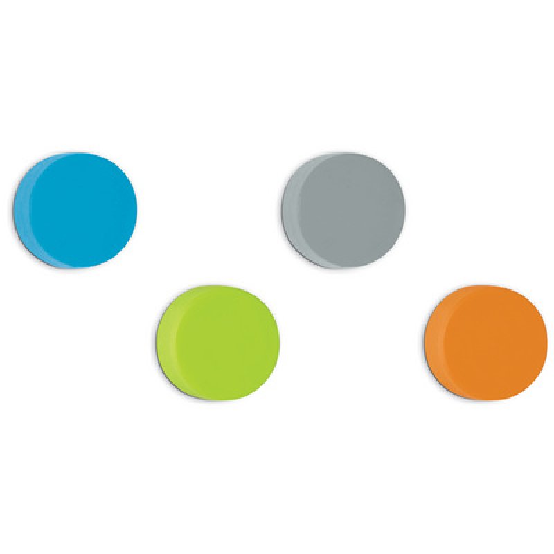 MAUL Aimant en forme de pastille, silicone, 12 mm