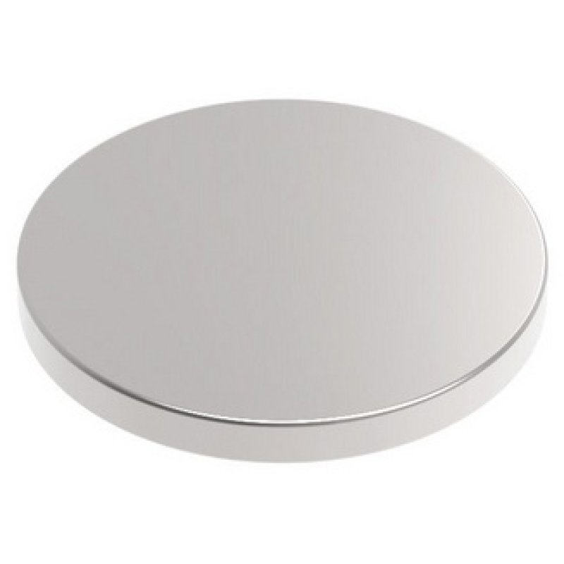 MAUL Aimant néodyme en forme de pastille, 8 mm, argent