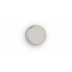 MAUL Aimant néodyme en forme de pastille, 12 mm, argent