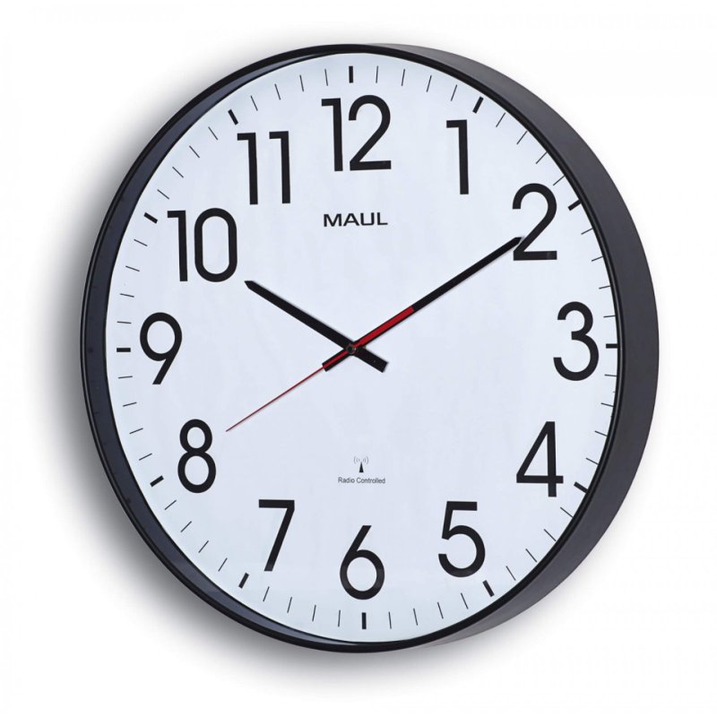 MAUL Horloge murale radiopilotée MAULclimb, diamètre: 470 mm