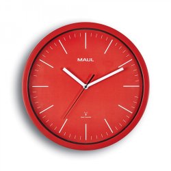 MAUL 9053425 Horloge murale et de table Horloge numérique Rond Rouge