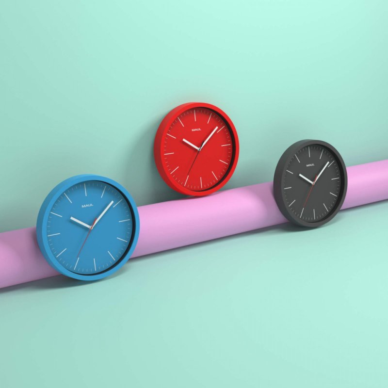 MAUL 9053425 wall/table clock Digital clock Round Red