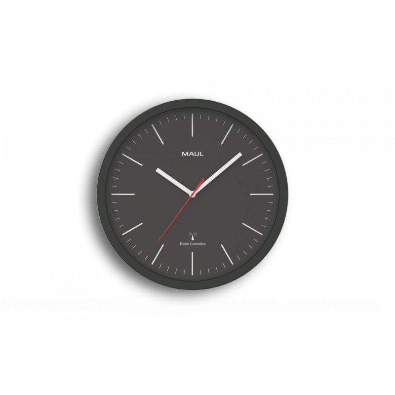 MAUL 9053490 Horloge murale et de table Horloge numérique Rond Noir
