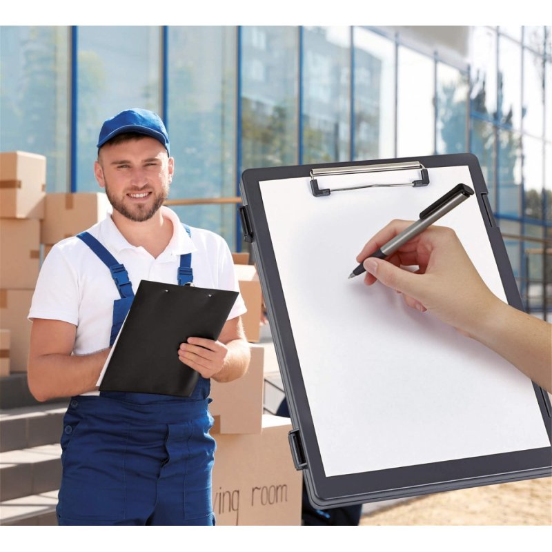 MAUL 2349290 clipboard A4 Plastic Black