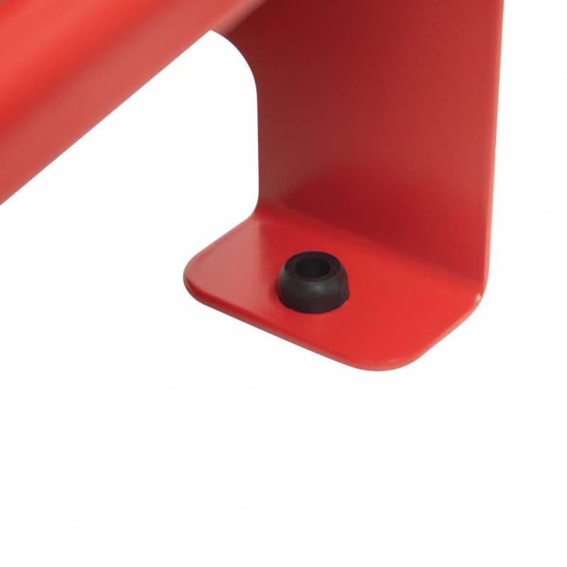 MAUL Repose-pieds MAULflair, métal, 400 x 300 mm, rouge