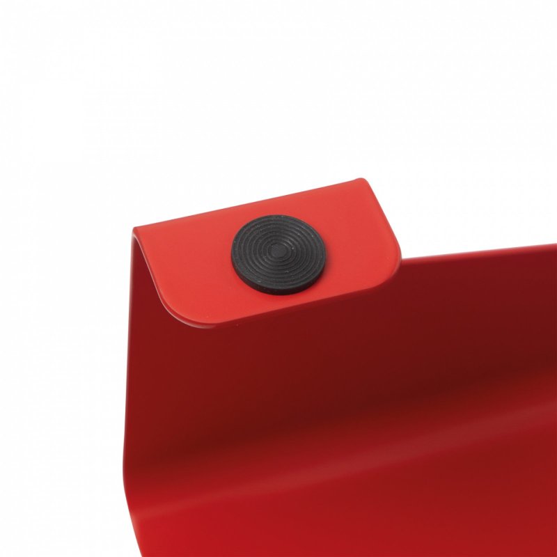 MAUL Repose-pieds MAULflair, métal, 400 x 300 mm, rouge