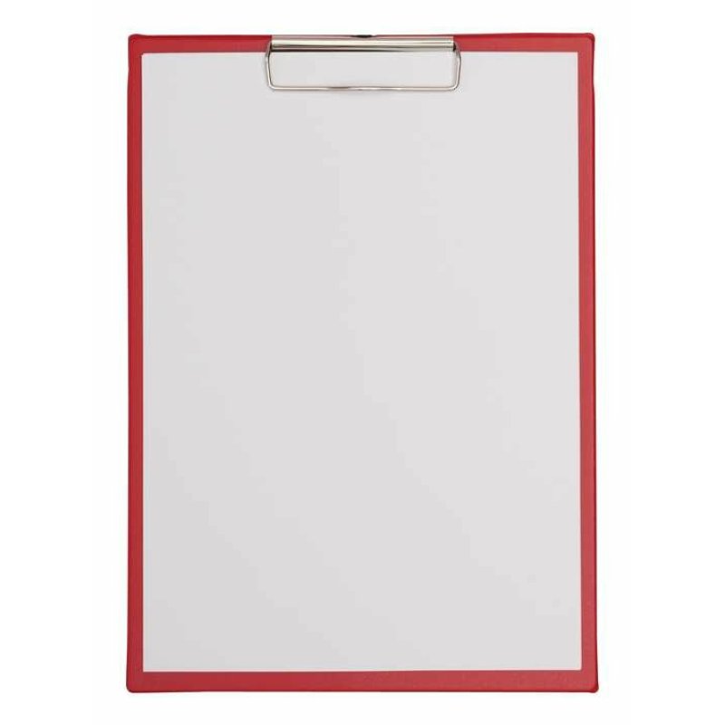 MAUL Porte-bloc à pince MAULpoly, A4, plastifié, rouge