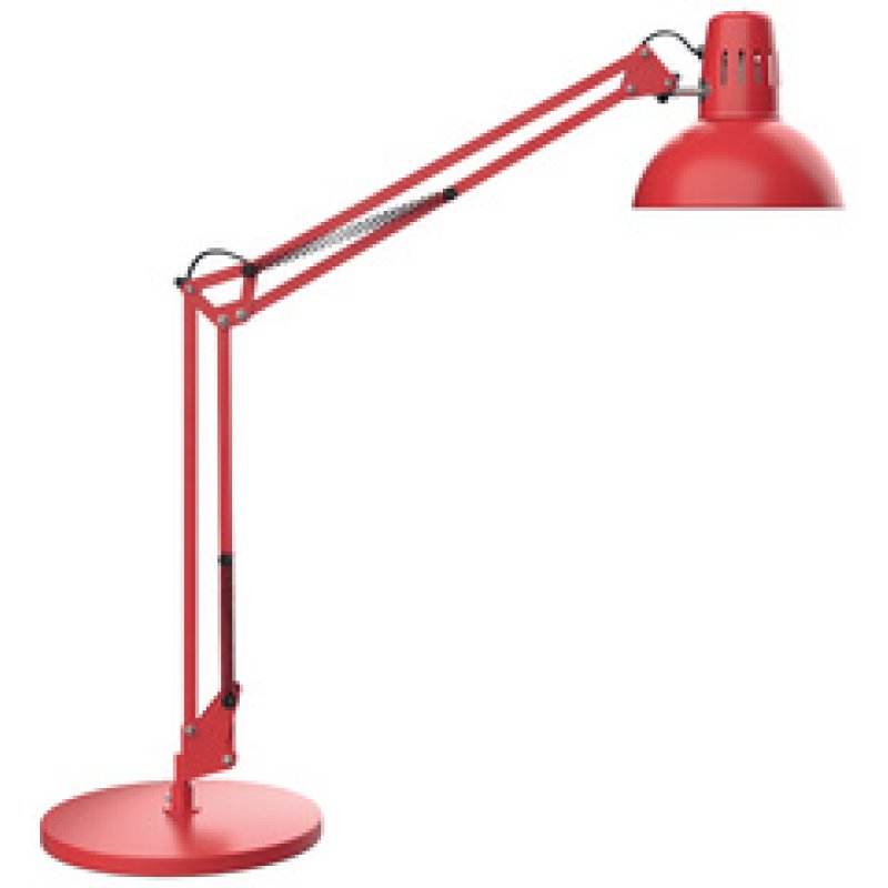 MAUL Lampe de bureau à LED MAULstudy, avec pied, rouge