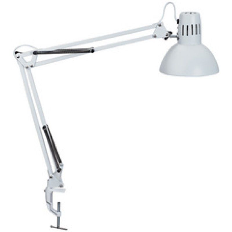 MAUL Lampe de bureau à LED MAULstudy, avec pince, blanc